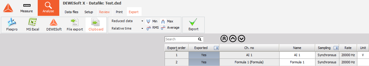 L'exportation_data_Clipboard