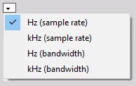 Bandwith-SamplingRate