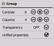 Group_properties_columns number in
group